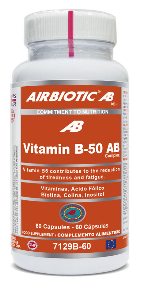 Vitamina B50 AB Complex · Airbiotic · 60 cápsulas