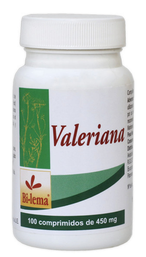 Valeriana · Bilema · 100 comprimidos