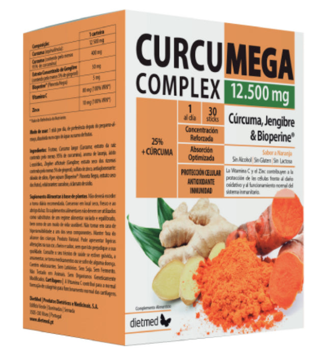 Curcumega Complex · Dietmed · 30 sticks