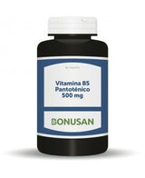 Vitamina B5 Pantoténico 500 mg · Bonusan · 90 cápsulas