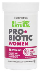 GI Natural Probiotic Women · Nature's Plus · 30 cápsulas