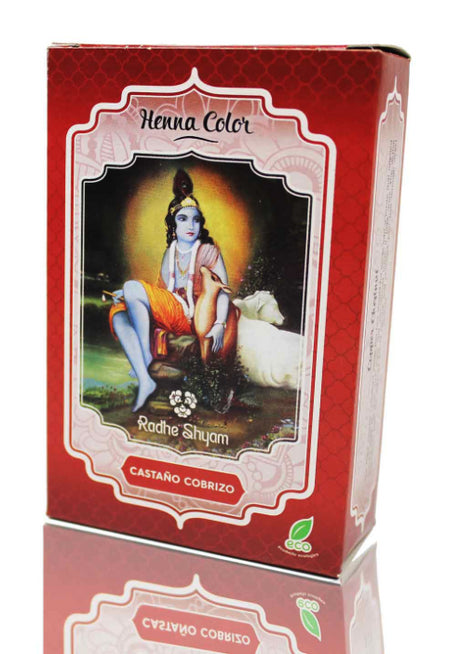 Henna Castaño Cobrizo · Radhe Shyam · 100 gramos