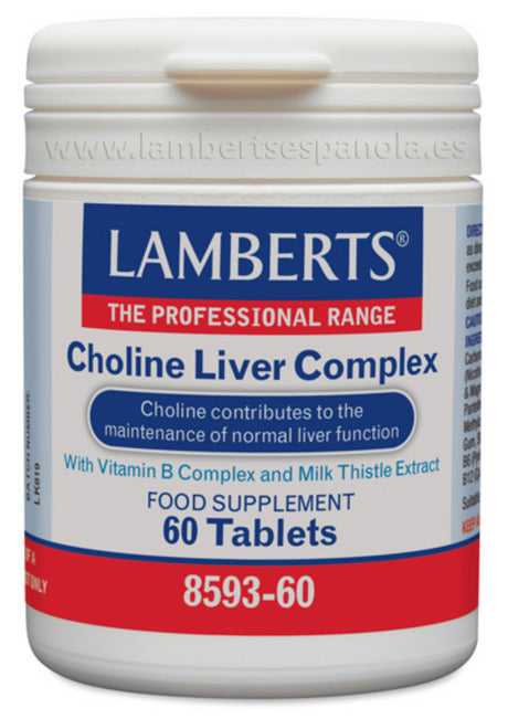 Choline Liver Complex · Lamberts · 60 comprimidos