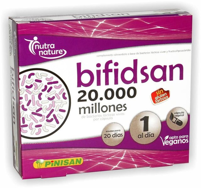 Bifidsan · Pinisan · 20 cápsulas