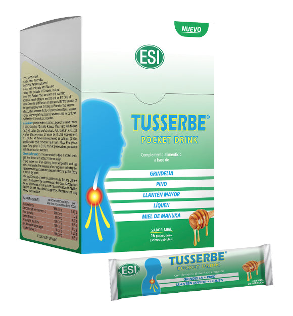 Tusserbe Pocket Drink · ESI · 16 monodosis