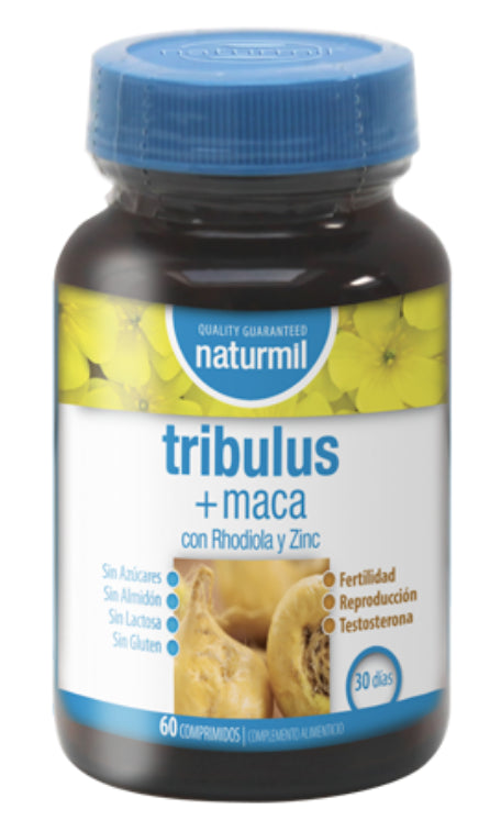 Tribulus + Maca · Naturmil · 60 comprimidos