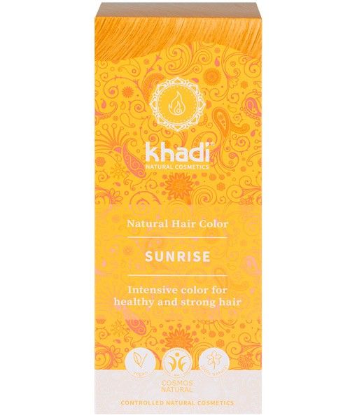 Tinte Vegetal Rubio Amanecer · Khadi · 100 gramos