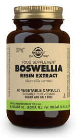 Boswellia Extracto de Resina · Solgar · 60 cápsulas