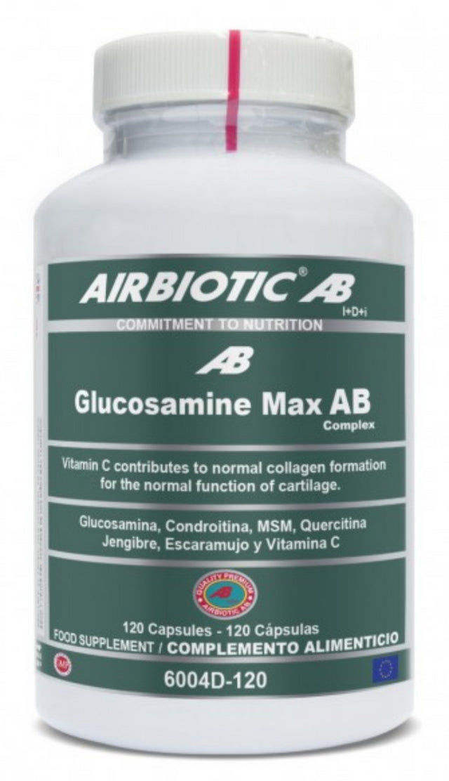 Glucosamine Max AB Complex · Airbiotic · 120 cápsulas