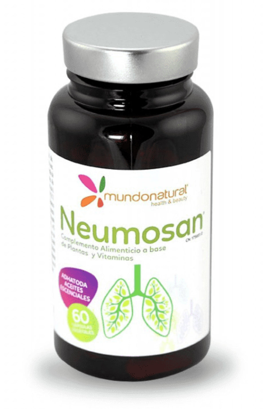 Neumosan · Mundo Natural · 60 cápsulas