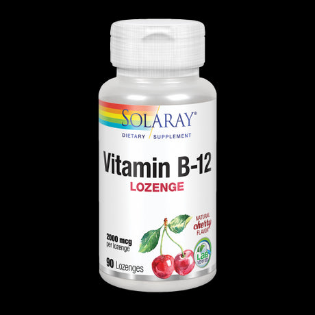 Vitamina B12 2.000 mcg · Solaray · 90 comprimidos