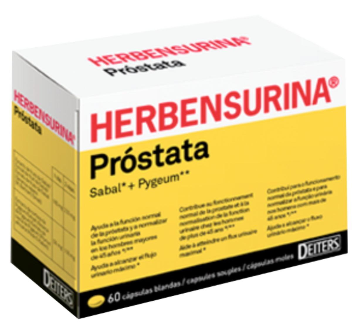 Herbensurina Próstata · Deiters · 60 cápsulas