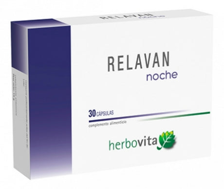 Relavan Noche · Herbovita · 30 cápsulas