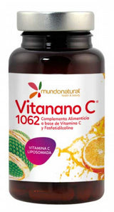 Vitanano C 1062 (Vitamina C Liposomada) · Mundo Natural · 30 cápsulas