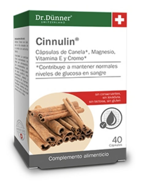 Cinnulin · Dr.Dunner · 40 cápsulas