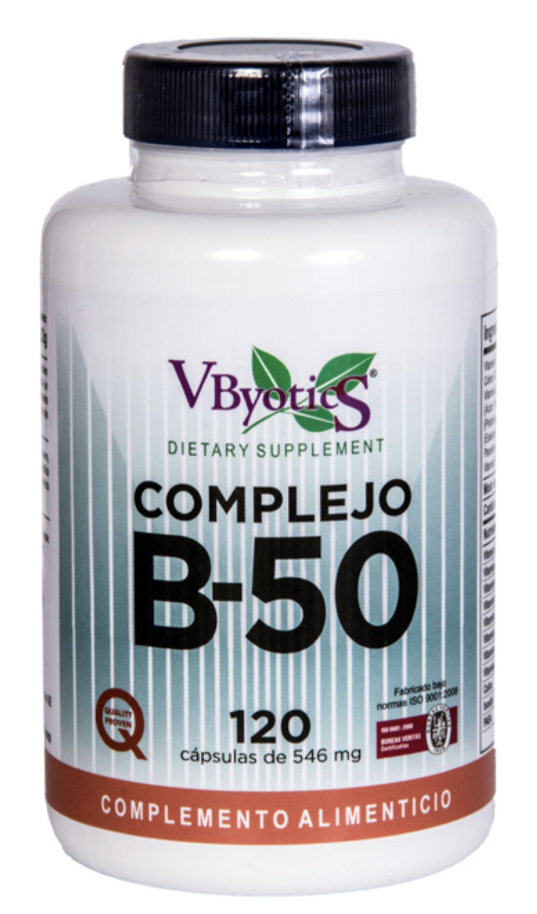 Complejo B50 · VByotics · 120 cápsulas