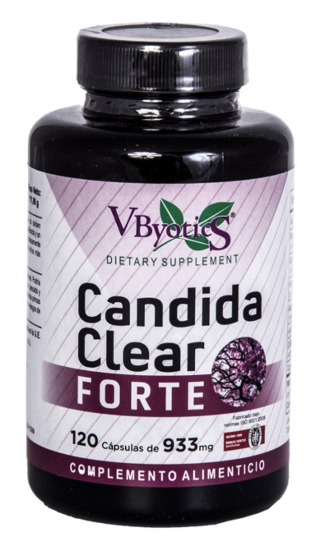 Candida Clear Forte · VByotics · 120 cápsulas