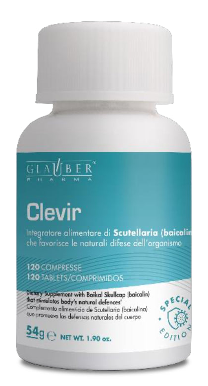 Clevir · Glauber Pharma · 120 comprimidos