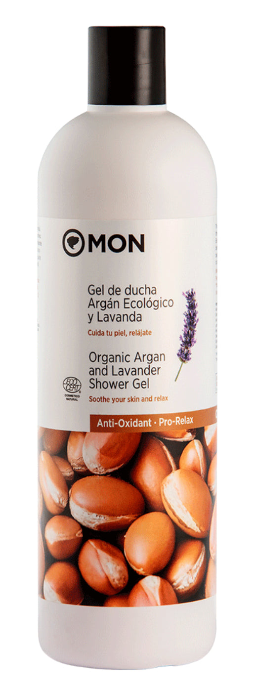 Gel de Ducha de Argán Ecológico y Lavanda · MON · 750 ml