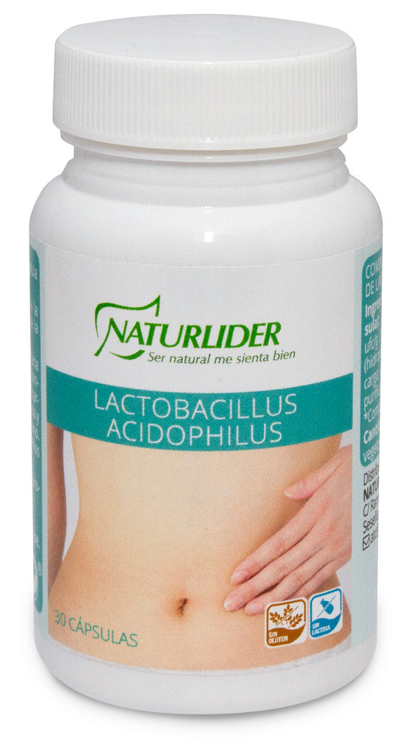 Lactobacillus Acidophilus · Naturlider · 30 cápsulas