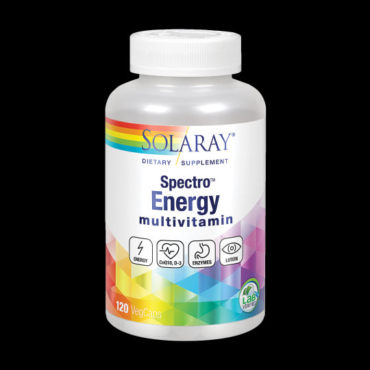 Spectro Energy! Multi-Vita-Min · Solaray · 120 cápsulas