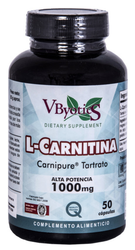 L-Carnitina · VByotics · 50 cápsulas