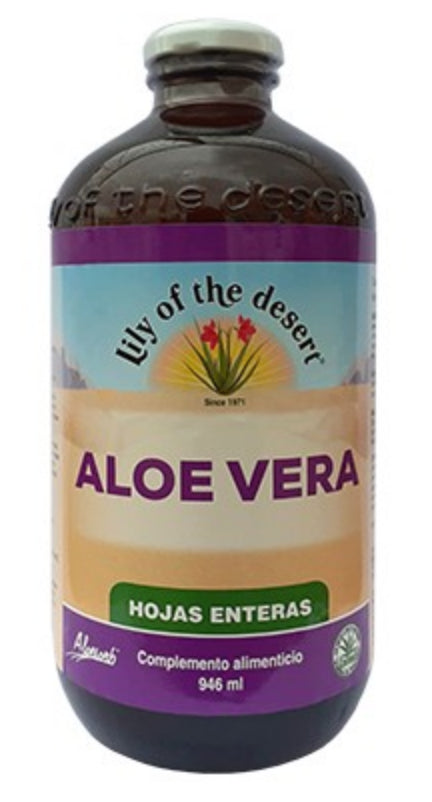 Zumo de Aloe Vera Hojas Entera · Lily of the Desert · 946 ml