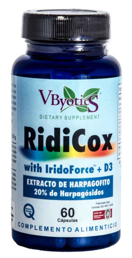 Ridicox con Iridoforce® · Vbyotics · 60 cápsulas [Caducidad 02/2025]