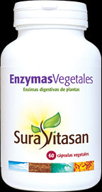 Enzymas Vegetales · Sura Vitasan · 60 cápsulas