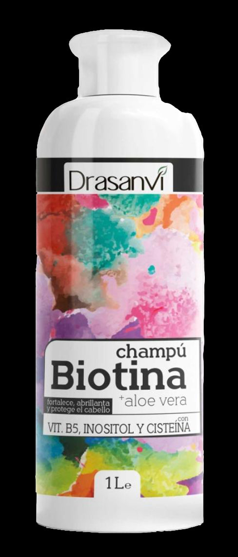 Champú Biotina y Aloe Vera · Drasanvi · 1 litro