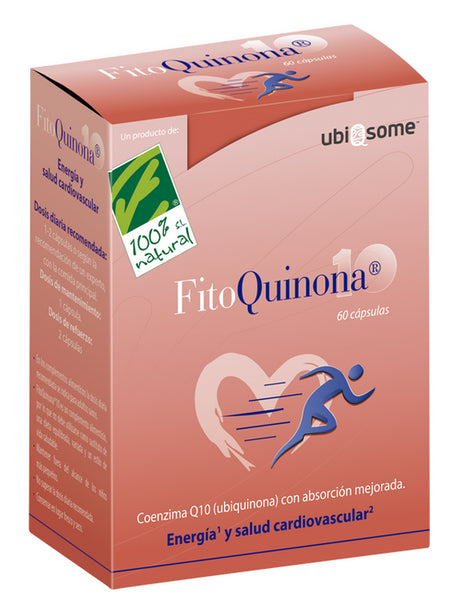 FitoQuinona 10 · 100% Natural · 60 cápsulas