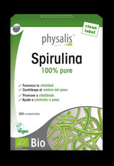 Spirulina · Physalis · 200 comprimidos