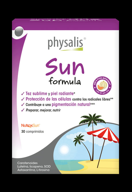 Sun Fórmula · Physalis · 30 comprimidos