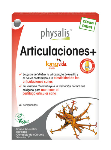 Articulaciones+ · Physalis · 30 comprimidos