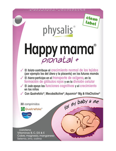 Happy Mama · Physalis · 30 comprimidos