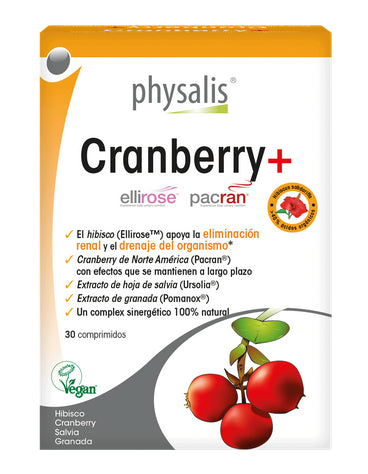 Cranberry+ · Physalis · 30 comprimidos