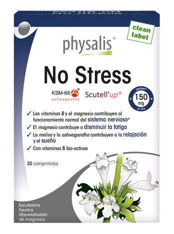 No Stress · Physalis · 30 comprimidos