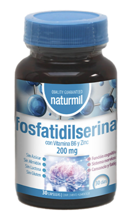 Fosfatidilserina 200 mg · Naturmil · 30 cápsulas