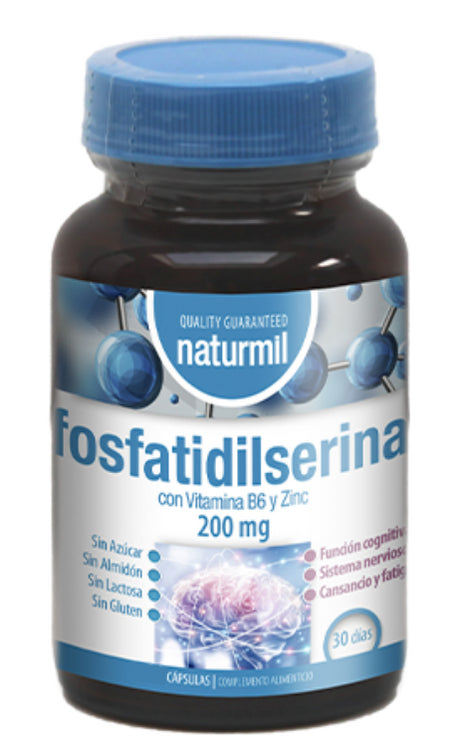 Fosfatidilserina 200 mg · Naturmil · 60 cápsulas