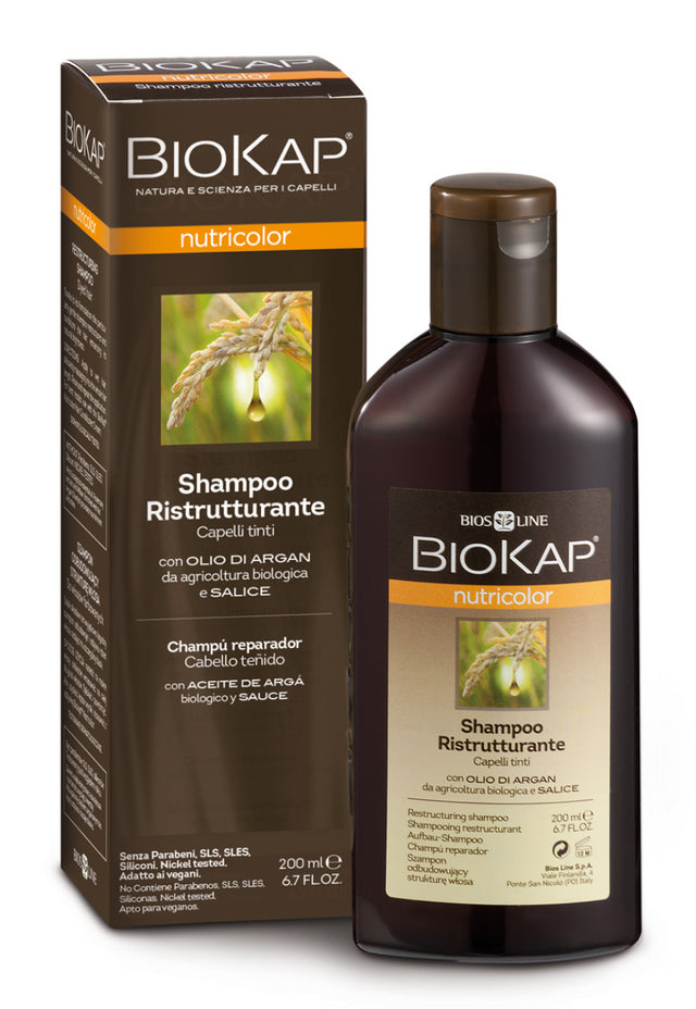 Champú Reparador Cabello Teñido · Biokap · 200 ml