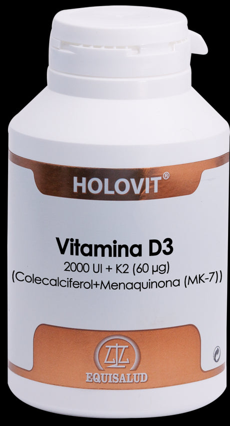 Holovit Vitamina D3 & K2 · Equisalud · 180 cápsulas