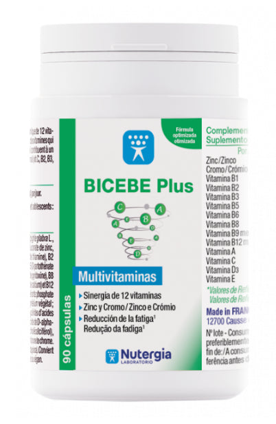 Bicebe Plus · Nutergia · 90 cápsulas