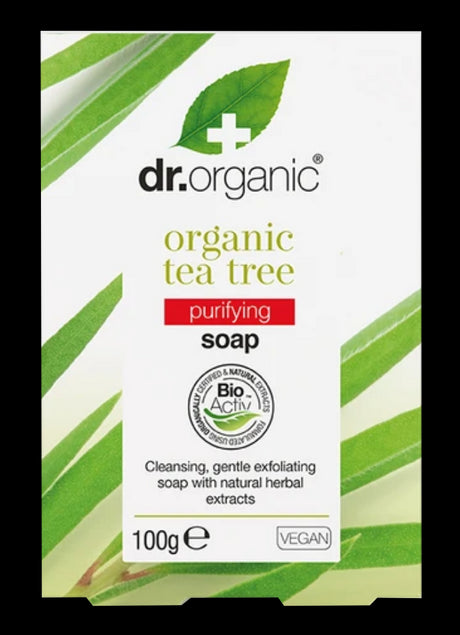 Jabon Arbol de Te · Dr Organic · 100 gramos