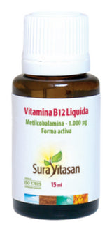 Vitamina B12 (Metilcobalamina) · Sura Vitasan · 15 ml