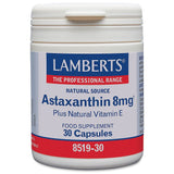 Astaxantina 8 mg · Lamberts · 30 cápsulas