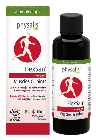 Aceite de Masaje Flexsan · Physalis · 100 ml