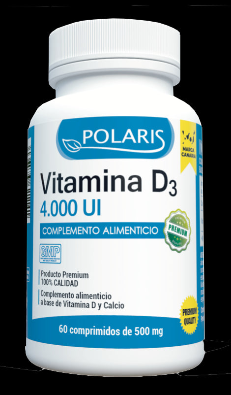 Vitamina D3 4.000 UI · Polaris · 60 comprimidos