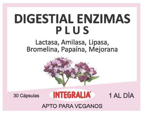 Digestial Enzimas Plus · Integralia · 30 cápsulas