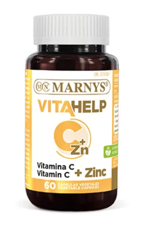 Vitahelp - Vitamina C + Zinc · Marnys · 60 cápsulas