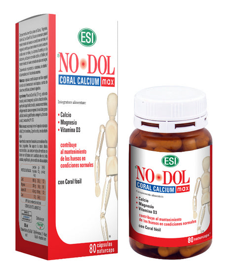 NoDol Coral Calcium Max · ESI · 80 cápsulas